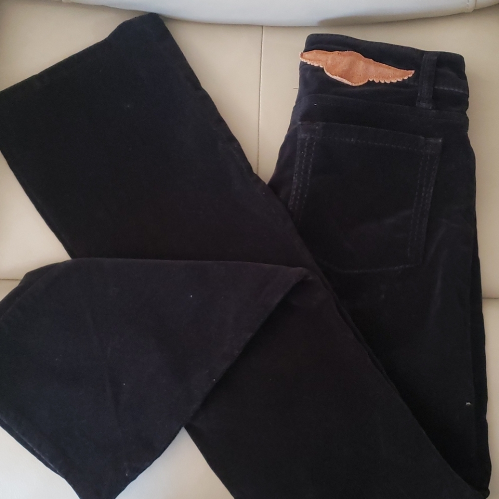 BCBG Velvet Boot Cut Pants